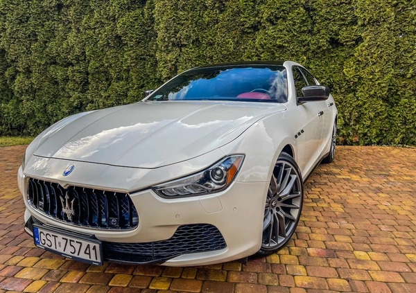 Maserati Ghibli cena 119999 przebieg: 63000, rok produkcji 2014 z Żagań małe 781